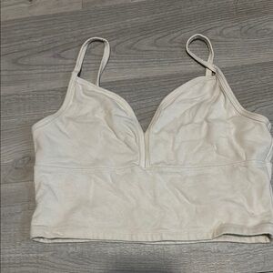 Hollister Cream Crop Top